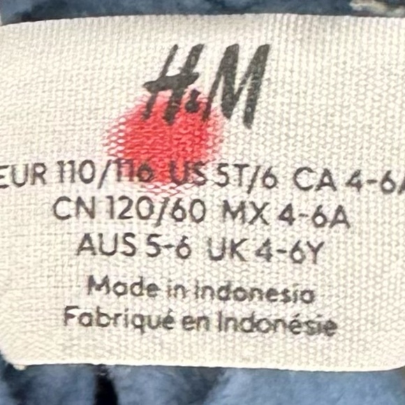 H&M Kids Blue Hoodie | Size 4-6Y - Picture 3 of 4